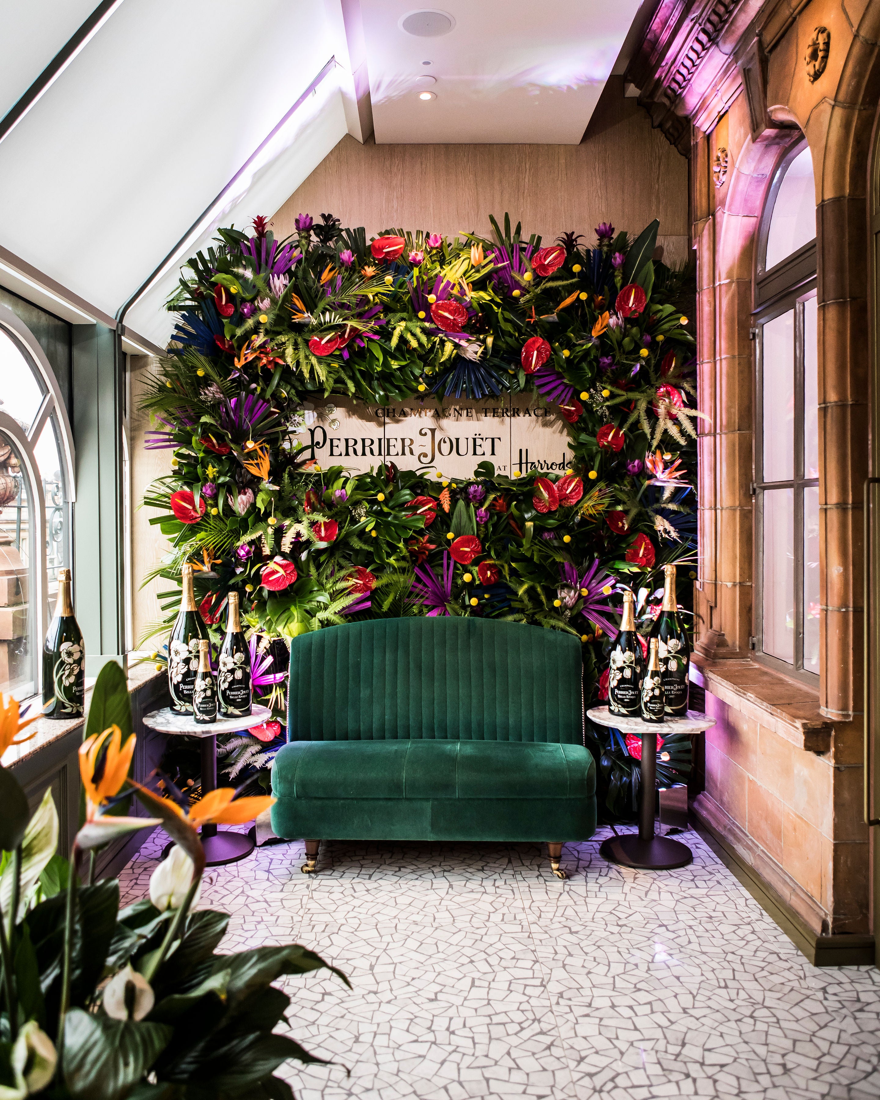 Perrier-Jouët Champagne Terrace Harrods London 2