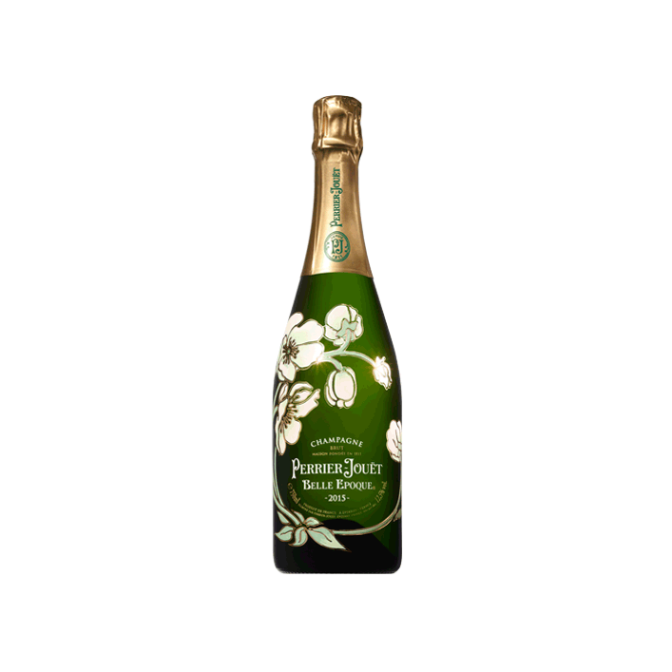 A bottle of Perrier-Jouët Belle Epoque Brut 2015