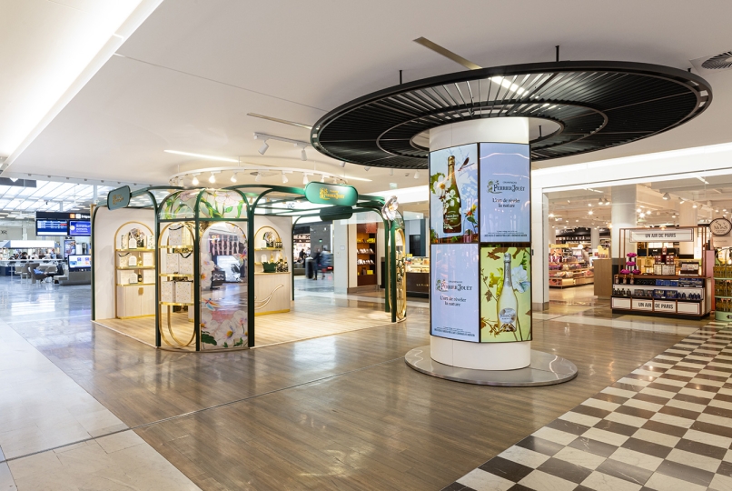 Pop Up Perrier-Jouët at Charles de Gaulle Airport