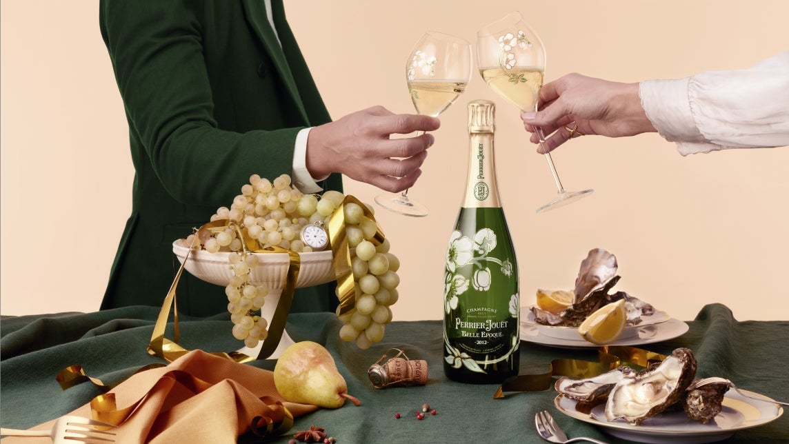 Champagne Toast with Perrier-Jouët Belle Époque Brut