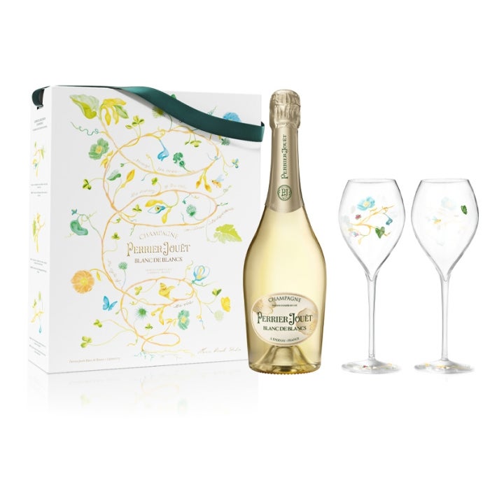 Blanc de Blancs with 2 flutes giftbox by Marcin Rusak