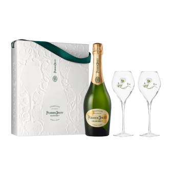 Perrier-Jouët Grand Brut Gift Box With Flutes