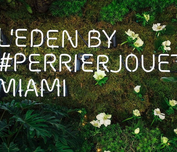 「L’Eden by Perrier-Jouët」、アートインスタレーション