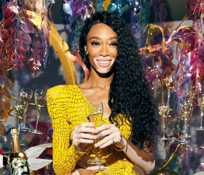 Winnie Harlow hosted a party on 5th December 2018