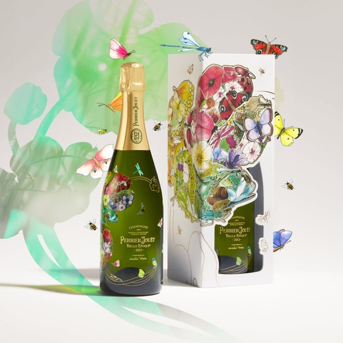 Belle Epoque 2013 decorated bottle with giftbox