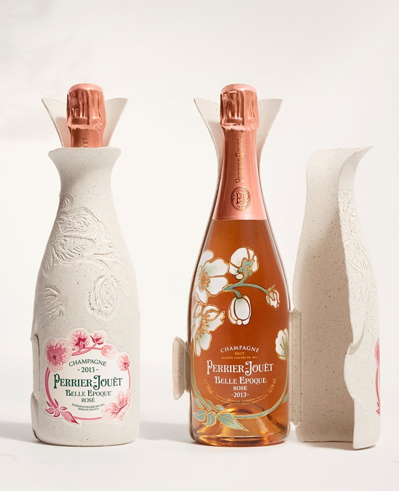 Belle Epoque Cocoon Rosé 2013 open with naked bottle