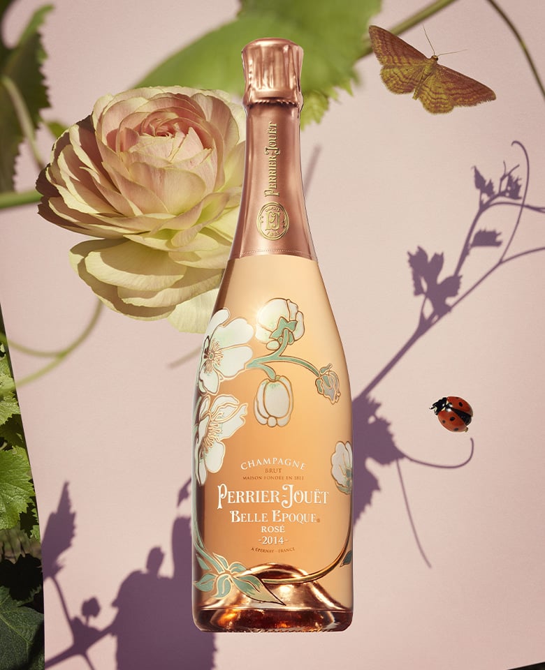 Belle Epoque Rosé 2014 packshot key visual by Viviane Sassen