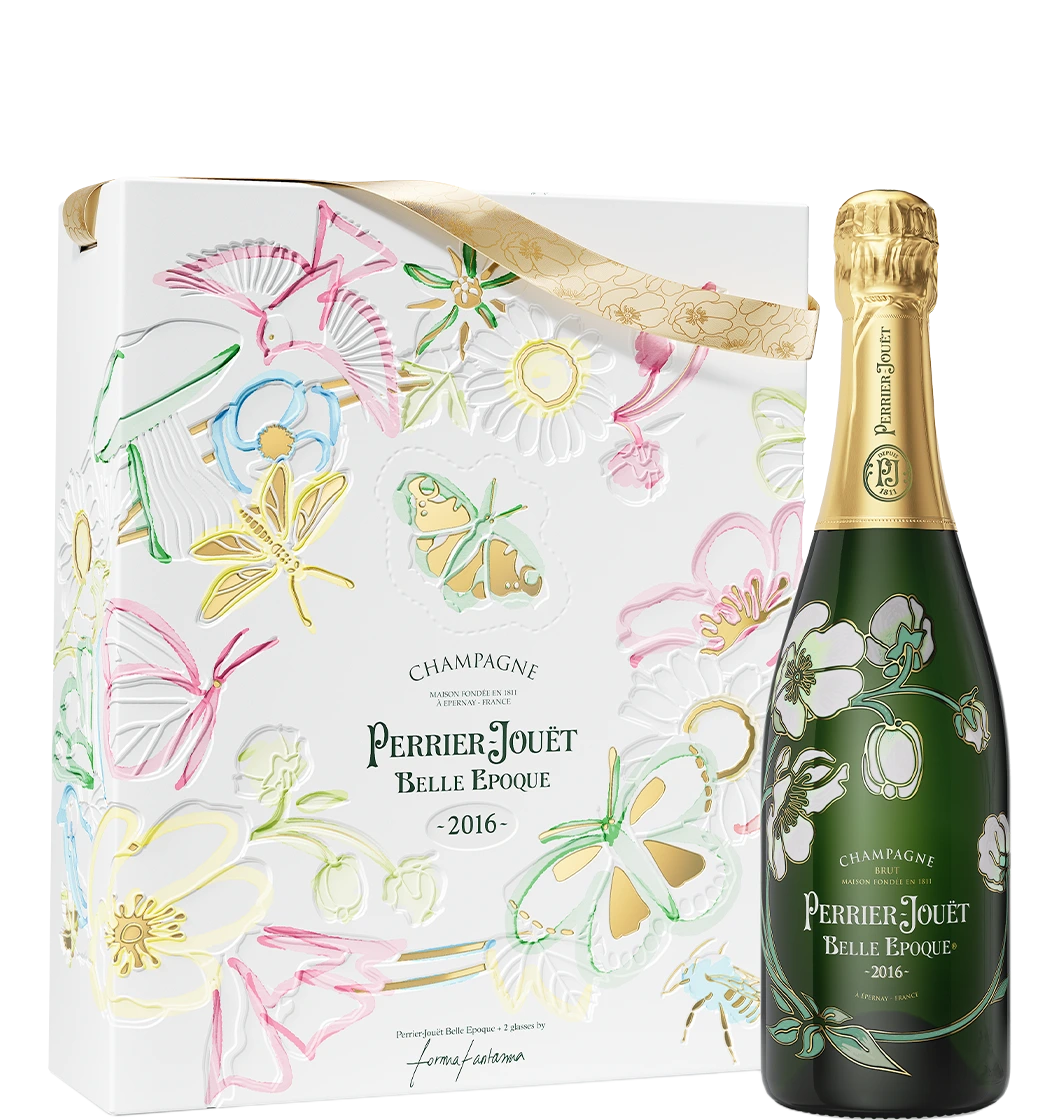 Limited Edition Belle Epoque with 2 flutes by Formafantasma