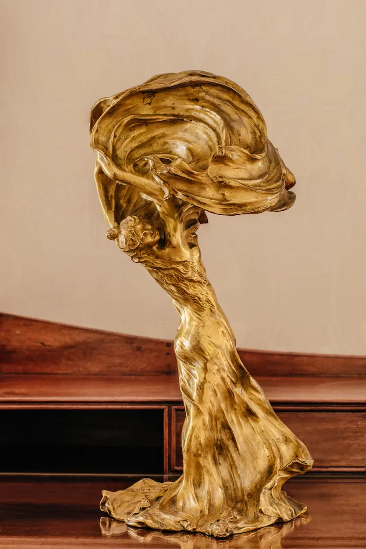 Loïe Fuller Lamp by Raoul Larche