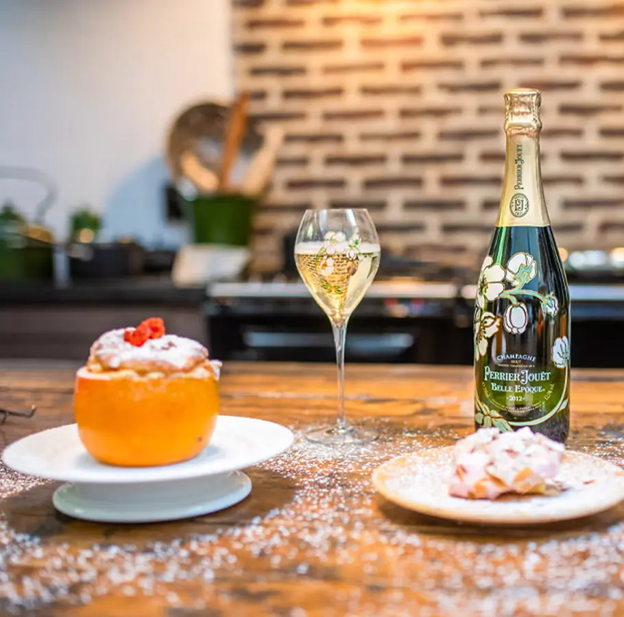 Grapefruit soufflé