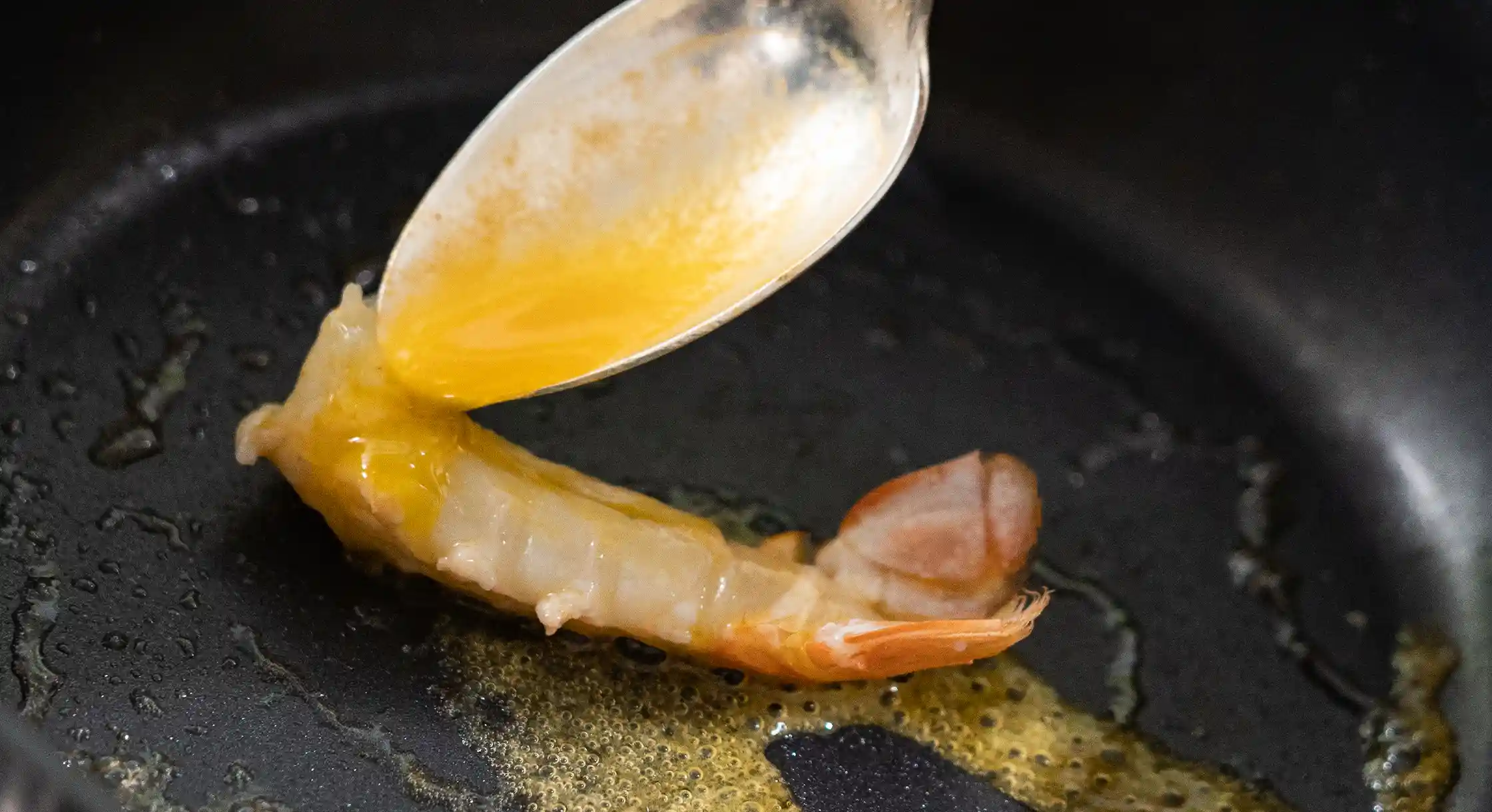 cooking langoustine