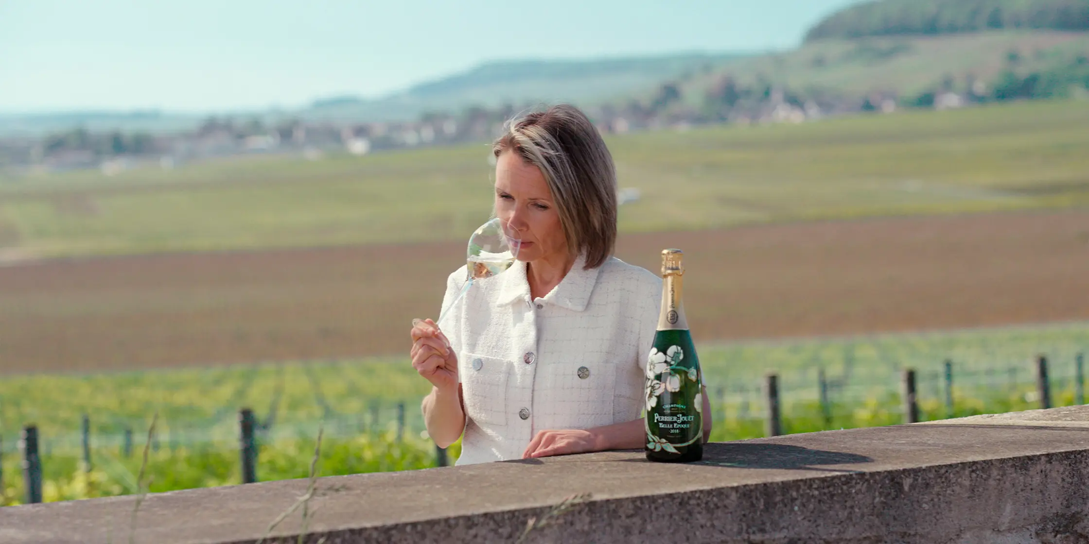 Severine Frerson Tasting in our vineyards