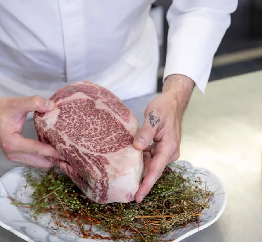 Fresh wagyu beef