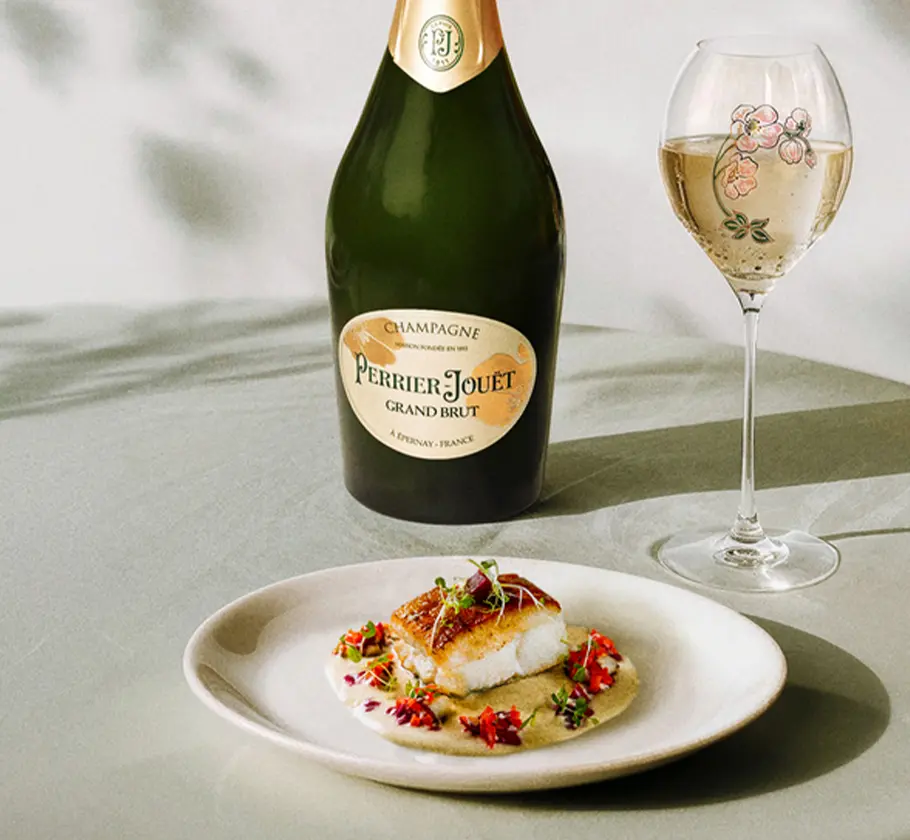 Close up on cod fillet