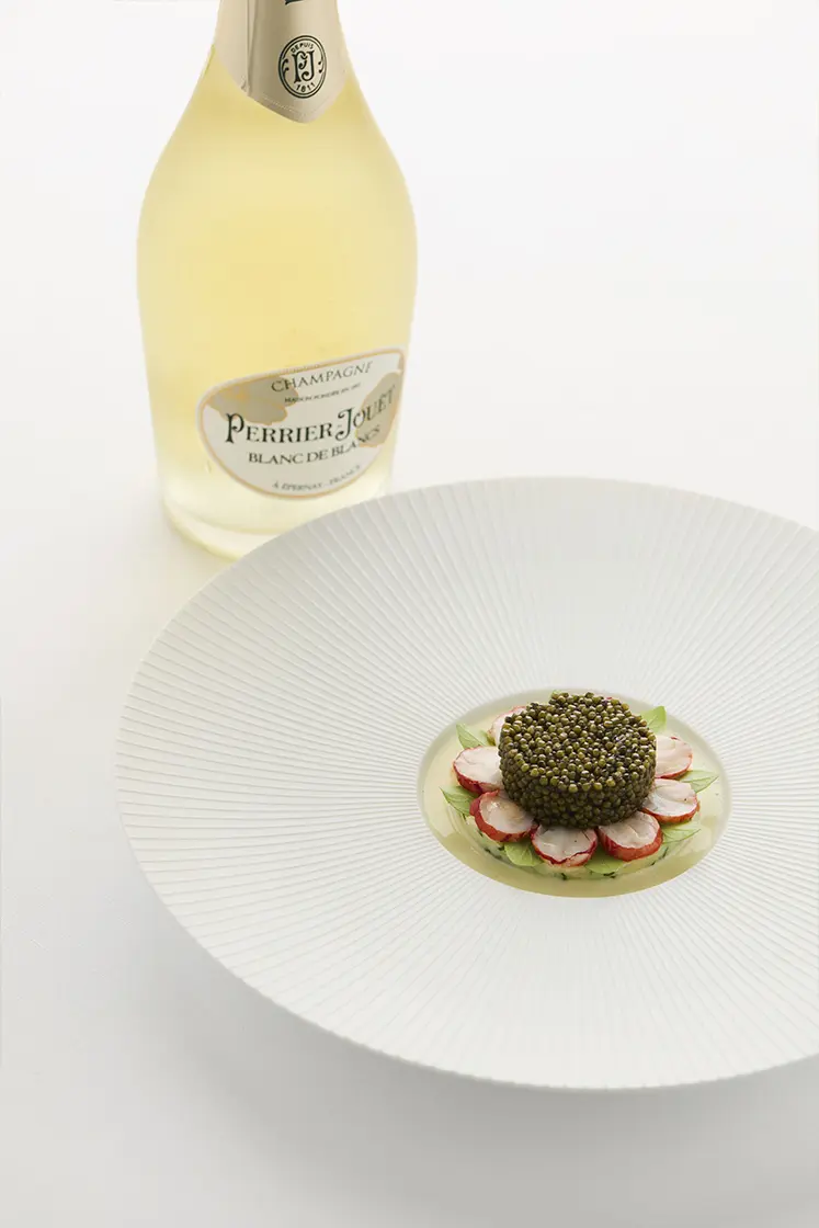 Dish with Blanc de Blancs