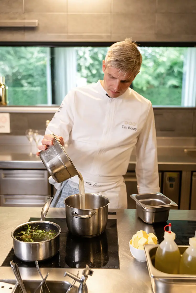 Tim Boury cooking