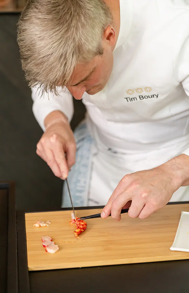 Tim Boury cooking
