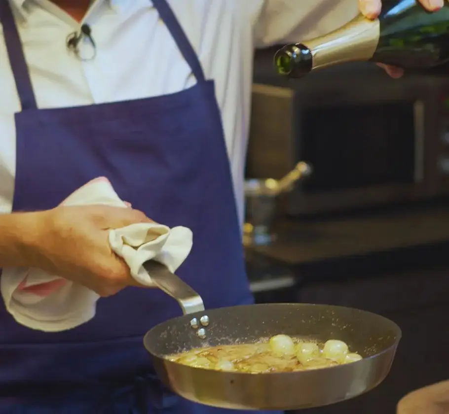 Pierre Gagnaire cooking