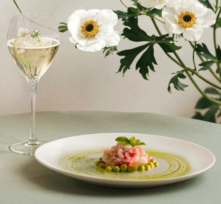Langoustine tartare close up