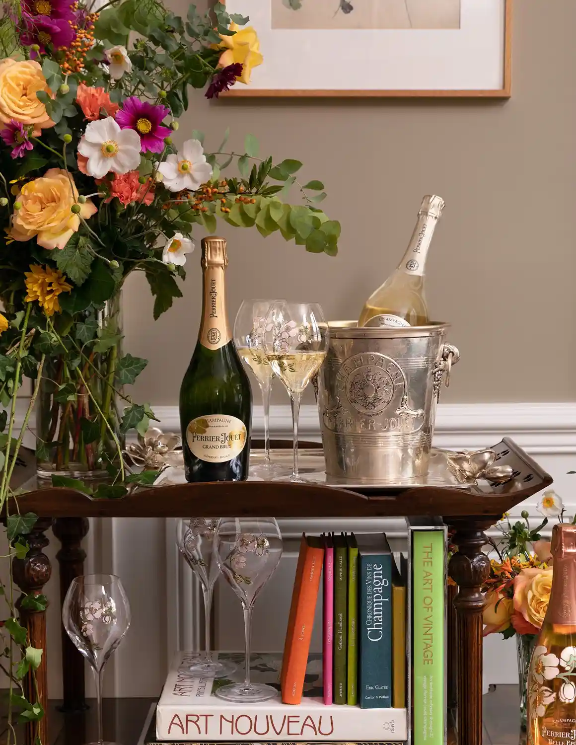 Grand Brut with an ice bucket
