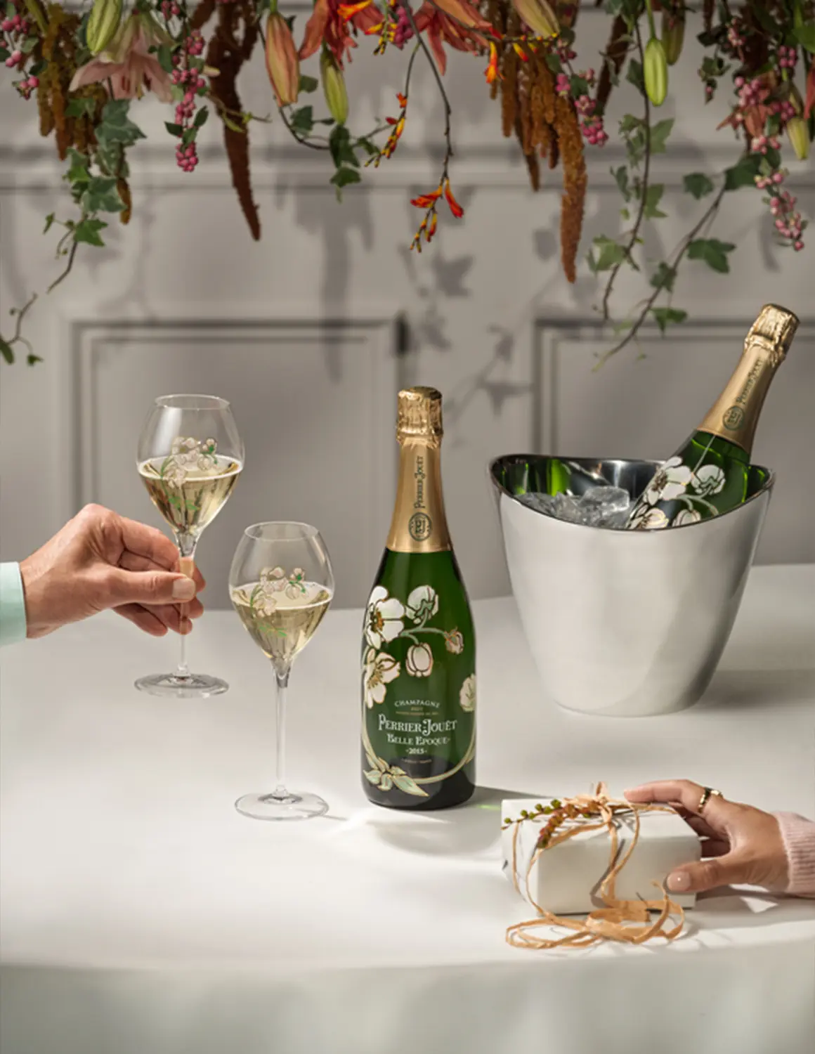 Belle Epoque Brut with an ice bucket