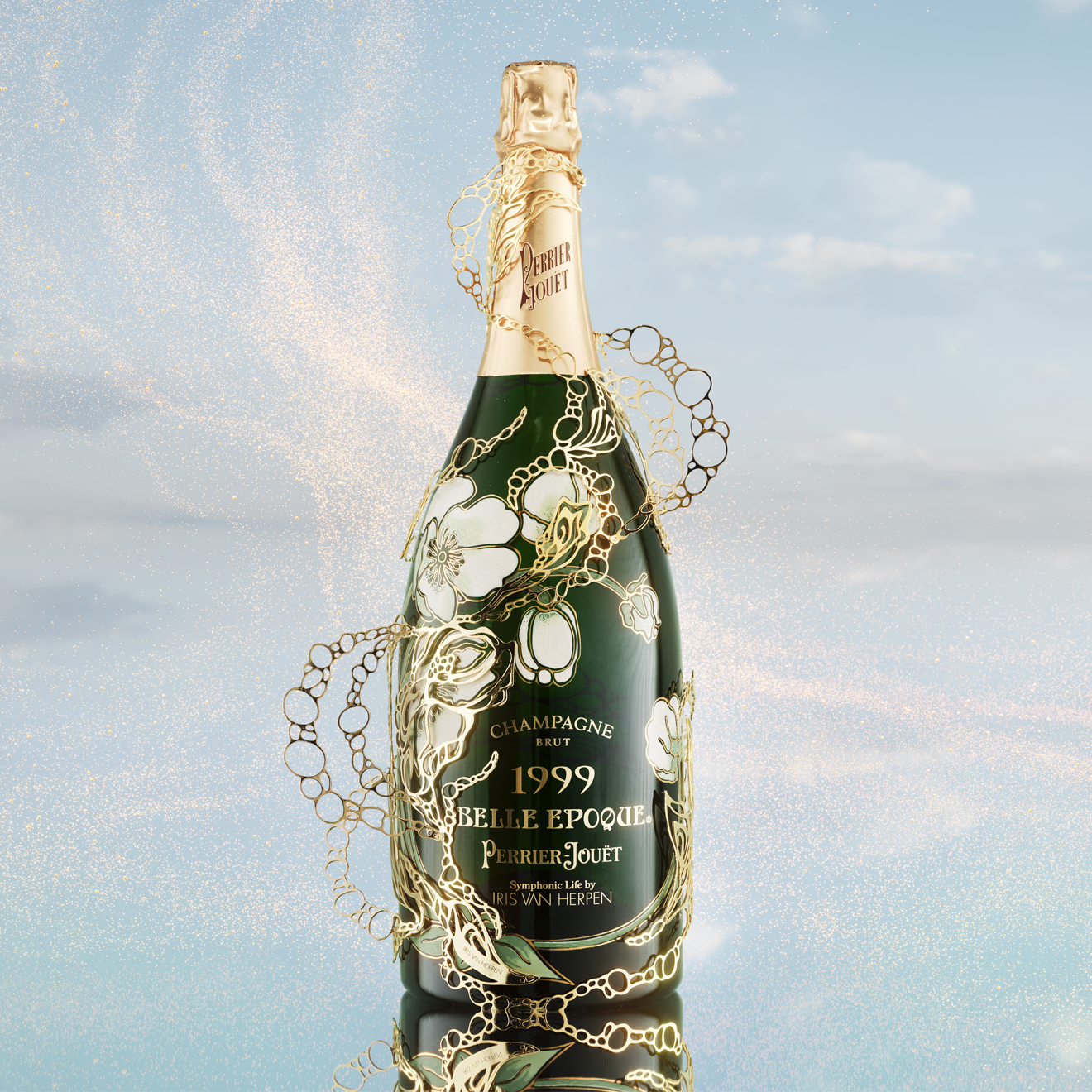 Perrier-Jouët Belle Epoque 1999 Symphonic Life by Iris van Herpen magnum
